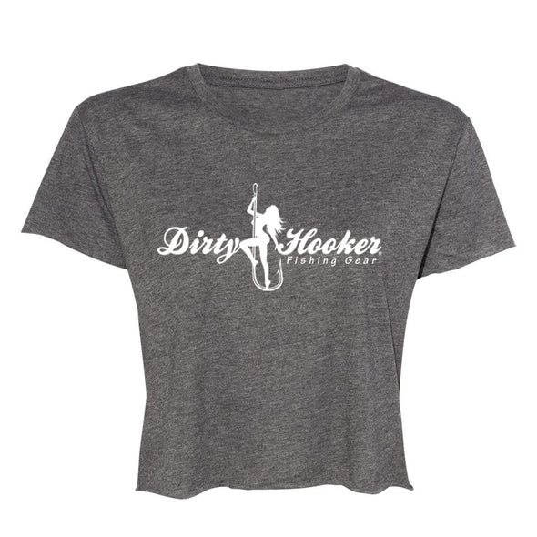 Dirty Hooker Script 1 Crop Top Flowy Tee