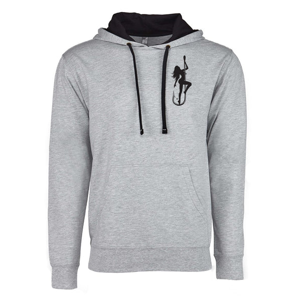 Dirty Hooker Classic Black Lightweight Pullover Hoodie