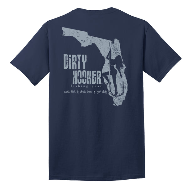 Dirty Hooker Florida T-Shirt – Dirty Hooker Fishing Gear