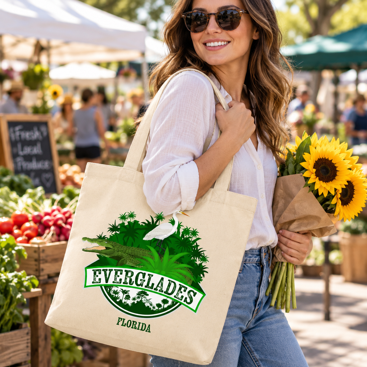 Wild Everglades Canvas Tote | Keep Florida Wild