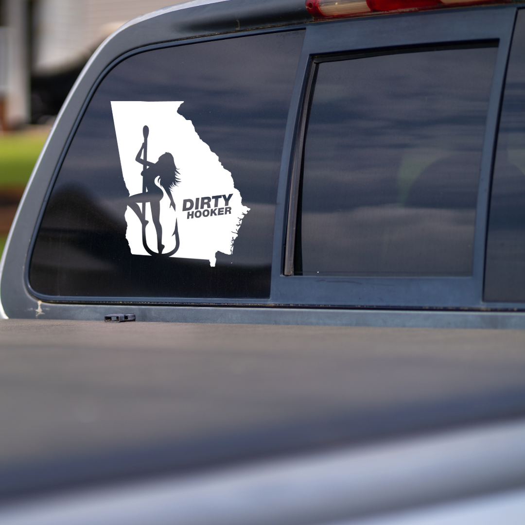 Dirty Hooker Georgia State Decal