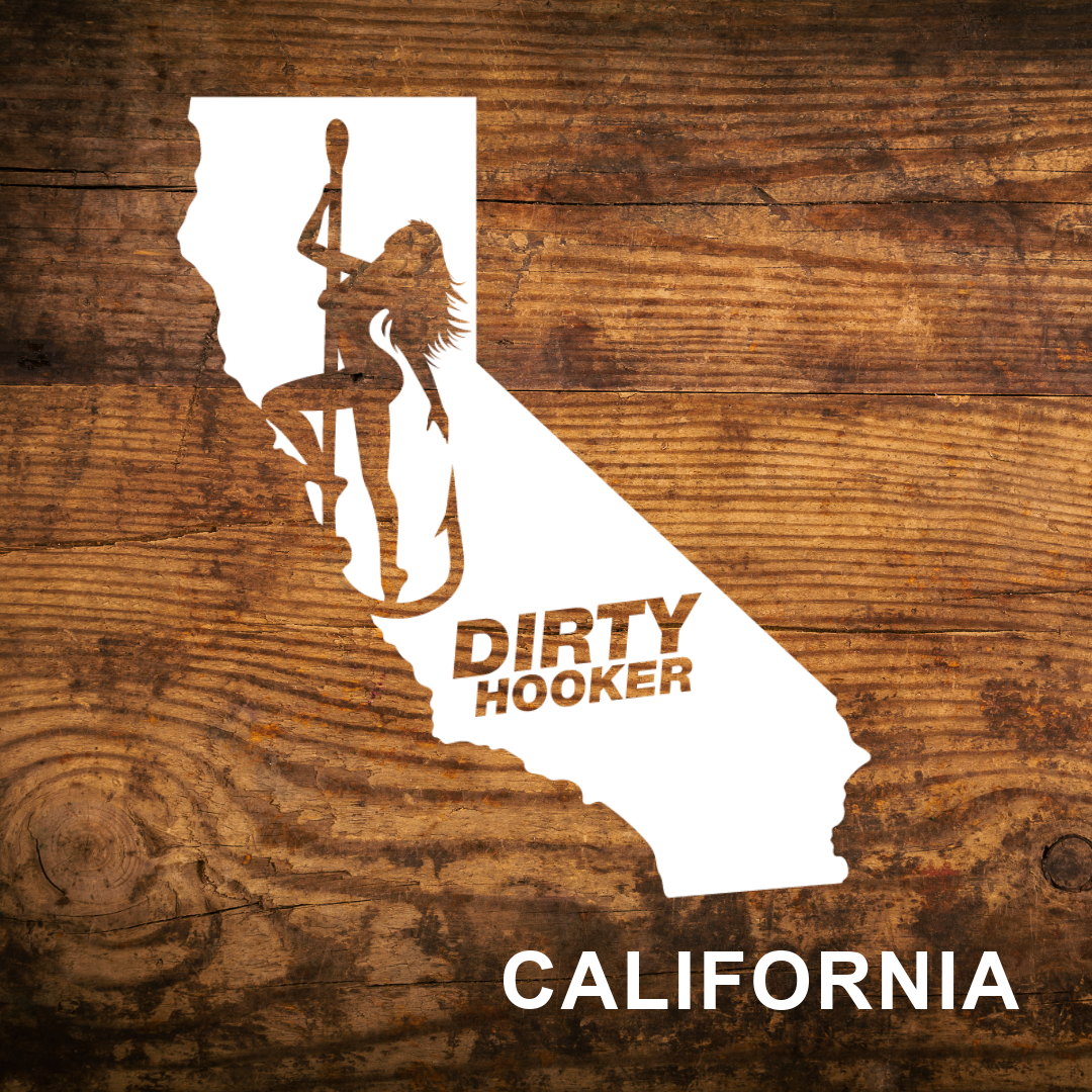 Dirty Hooker California State Decal