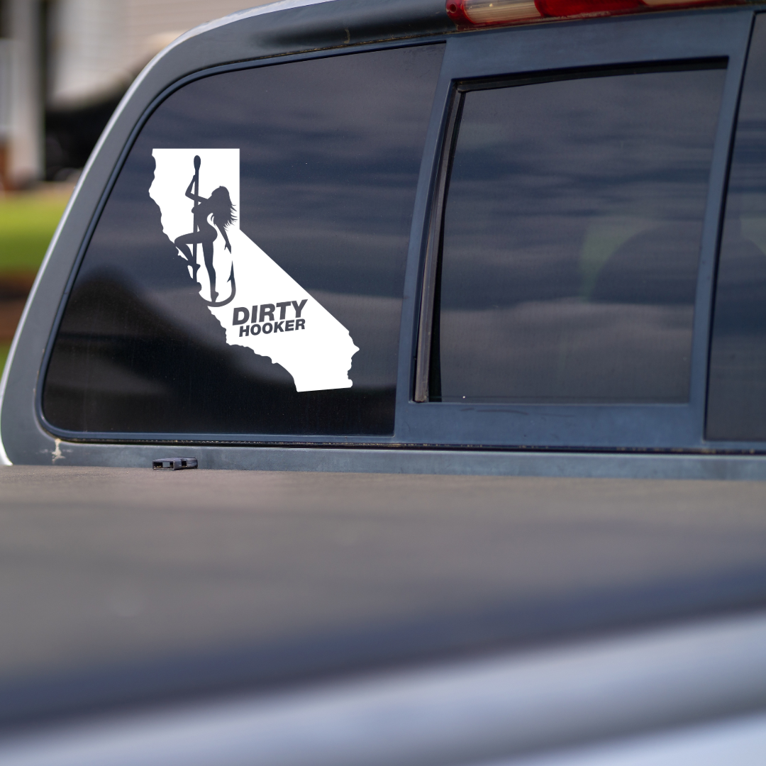 Dirty Hooker California State Decal