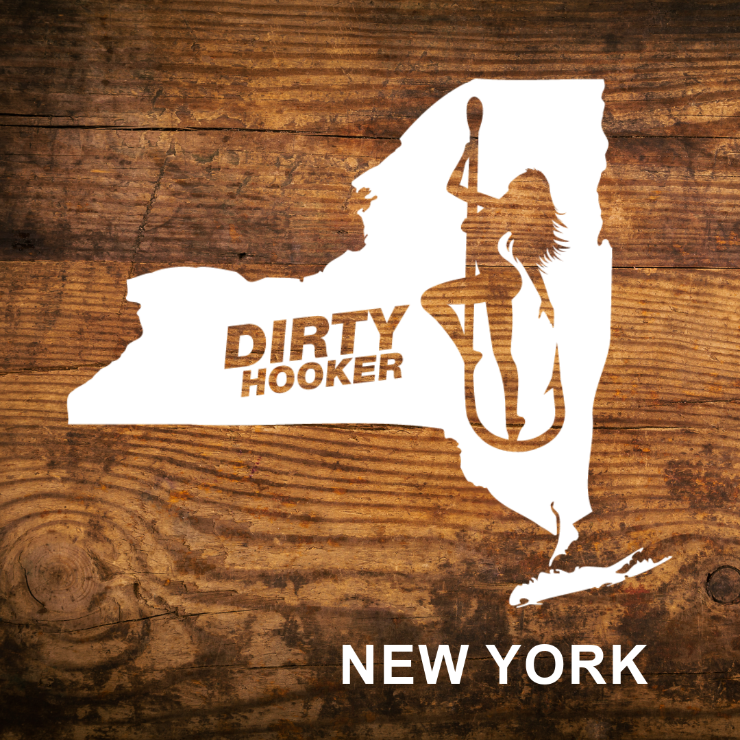 Dirty Hooker New York State Decal