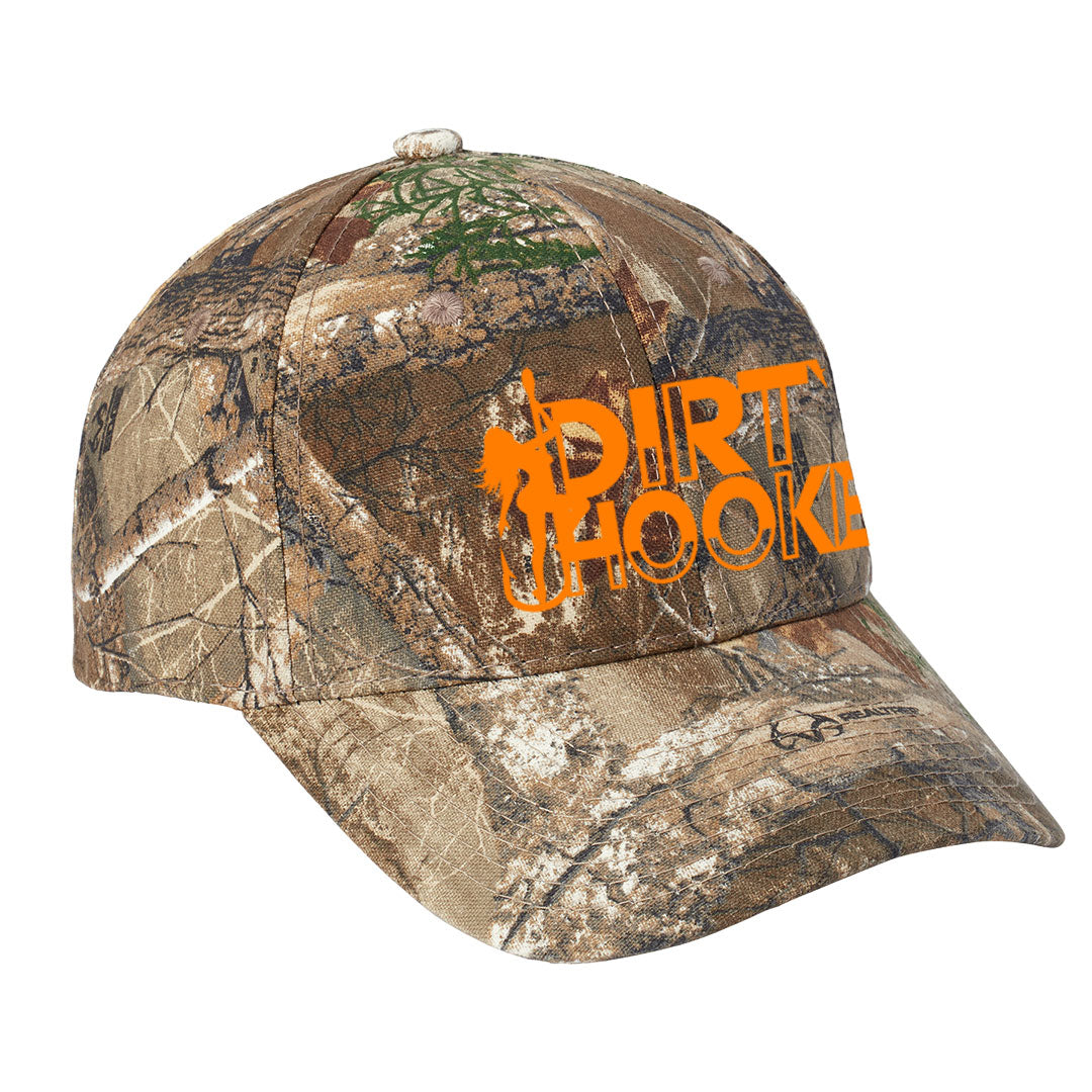 Dirty Hooker Cool Orange Camo Hat