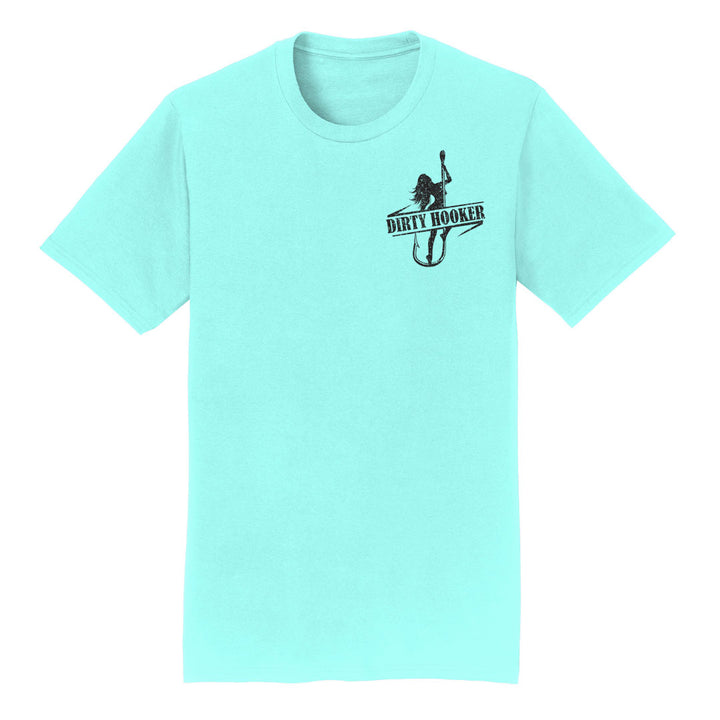 dirty hooker fishing discount code Dirty Hooker Hooked Premium T-Shirt Premium Shirt / Ice Blue / XL