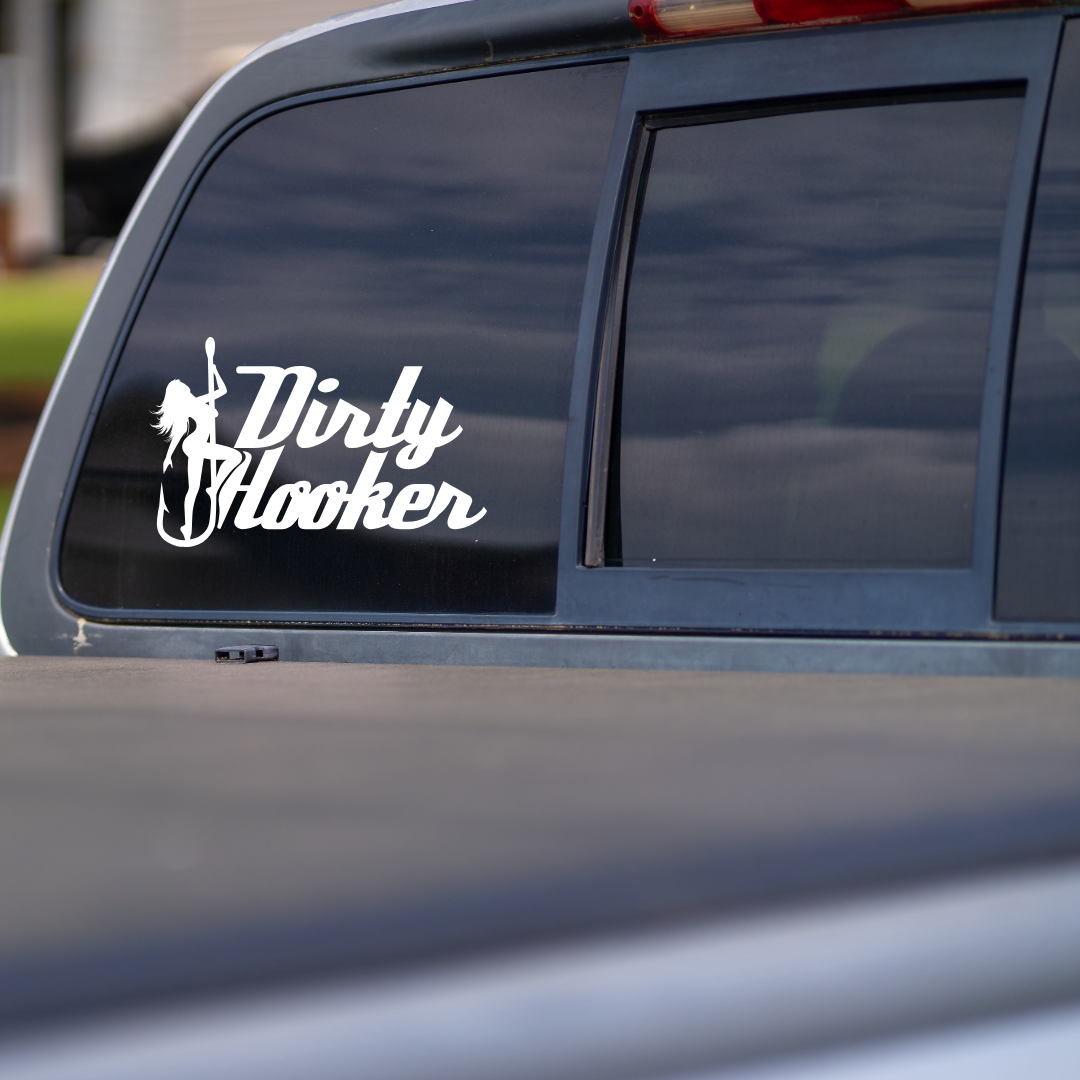Dirty Hooker Chrome Decal