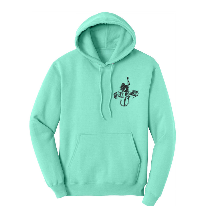 Dirty Hooker Hooked Black Hoodie