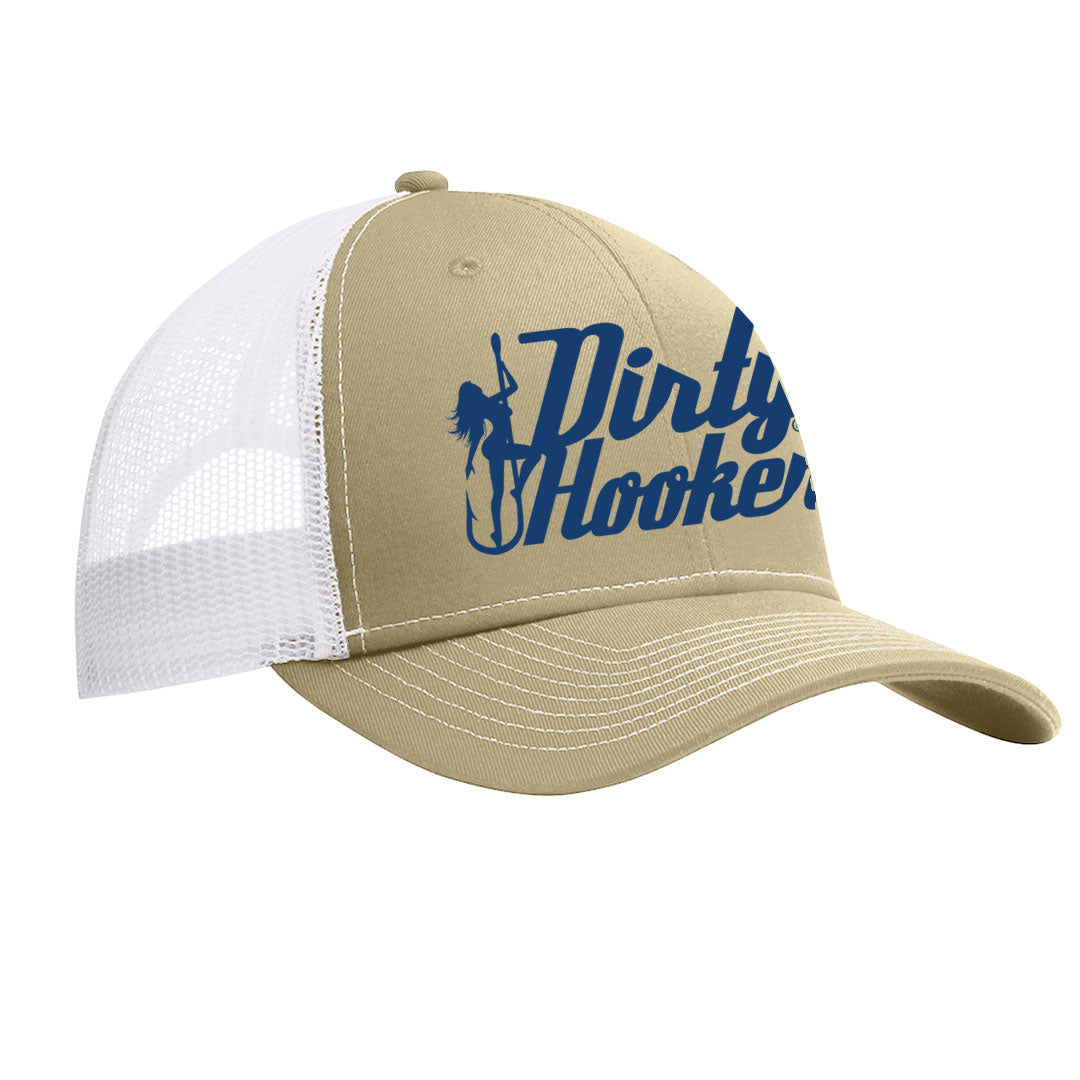 Dirty Hooker Navy Chrome Trucker Hat