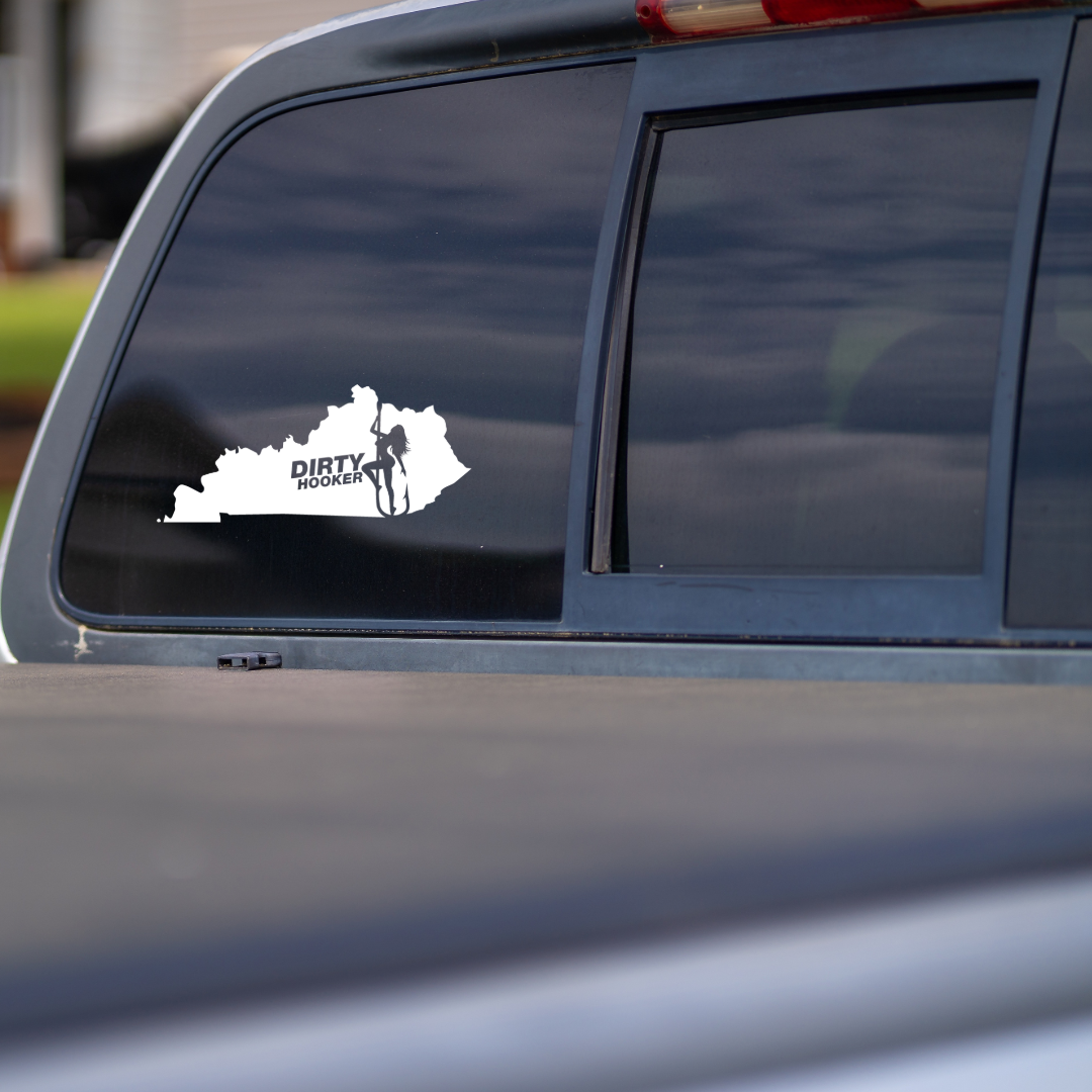 Dirty Hooker Kentucky State Decal