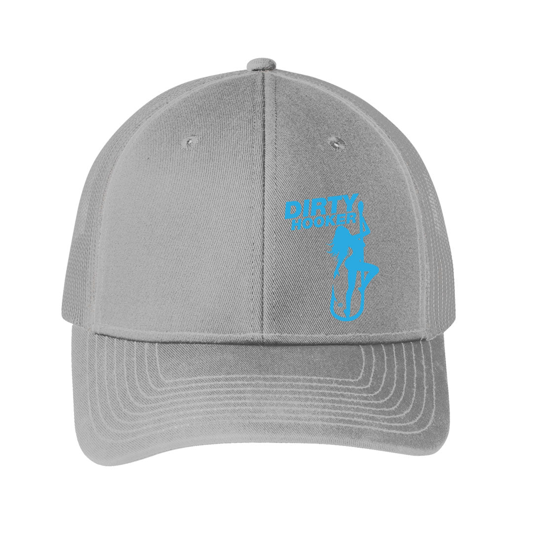 Dirty Hooker Lure Light Blue - Premium Trucker Hat