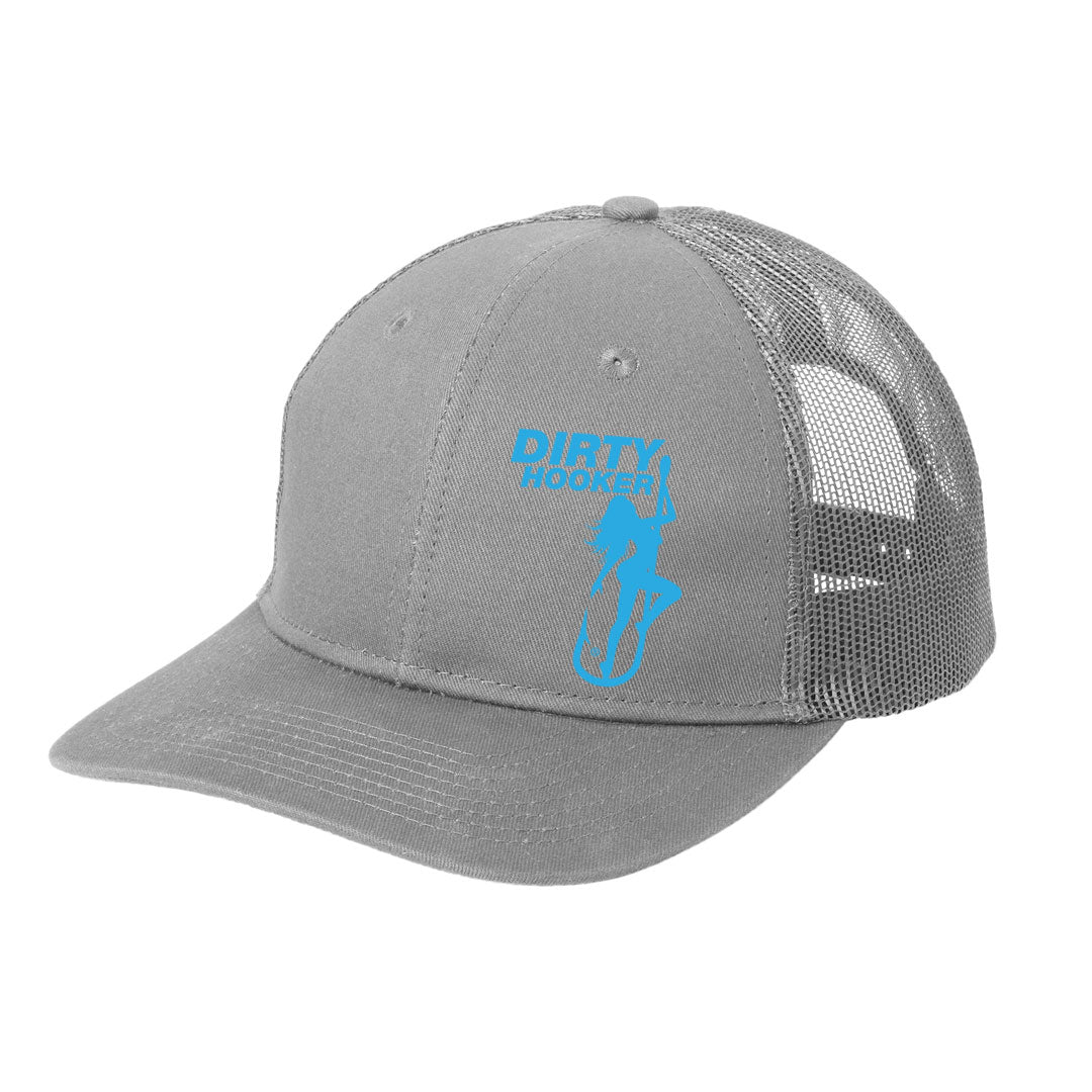 Dirty Hooker Lure Light Blue - Premium Trucker Hat