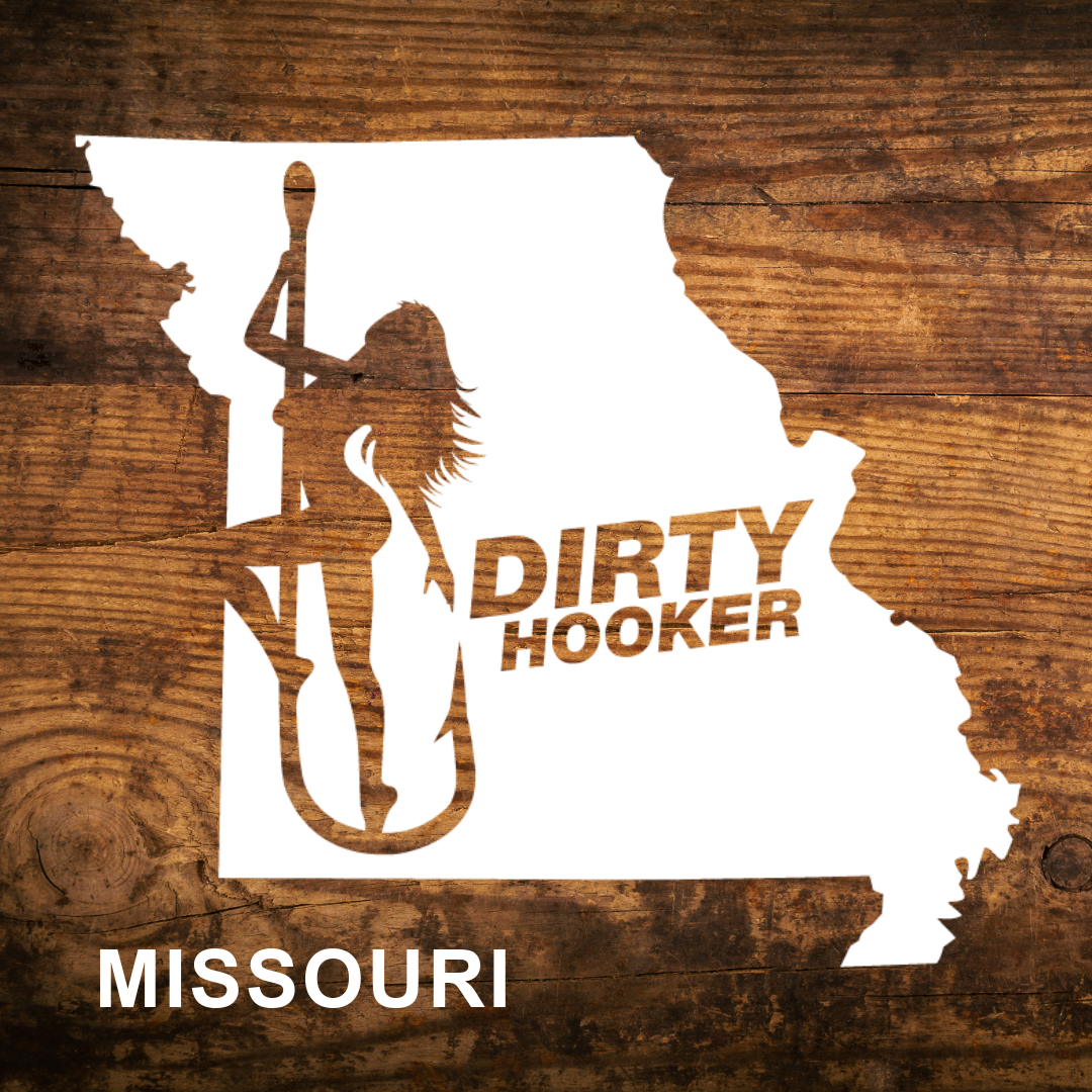 Dirty Hooker Missouri State Decal