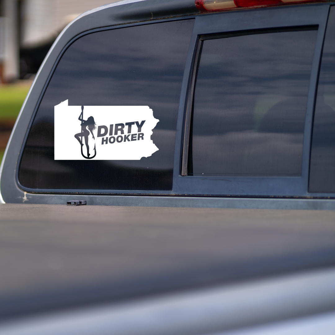 Dirty Hooker Pennsylvania State Decal