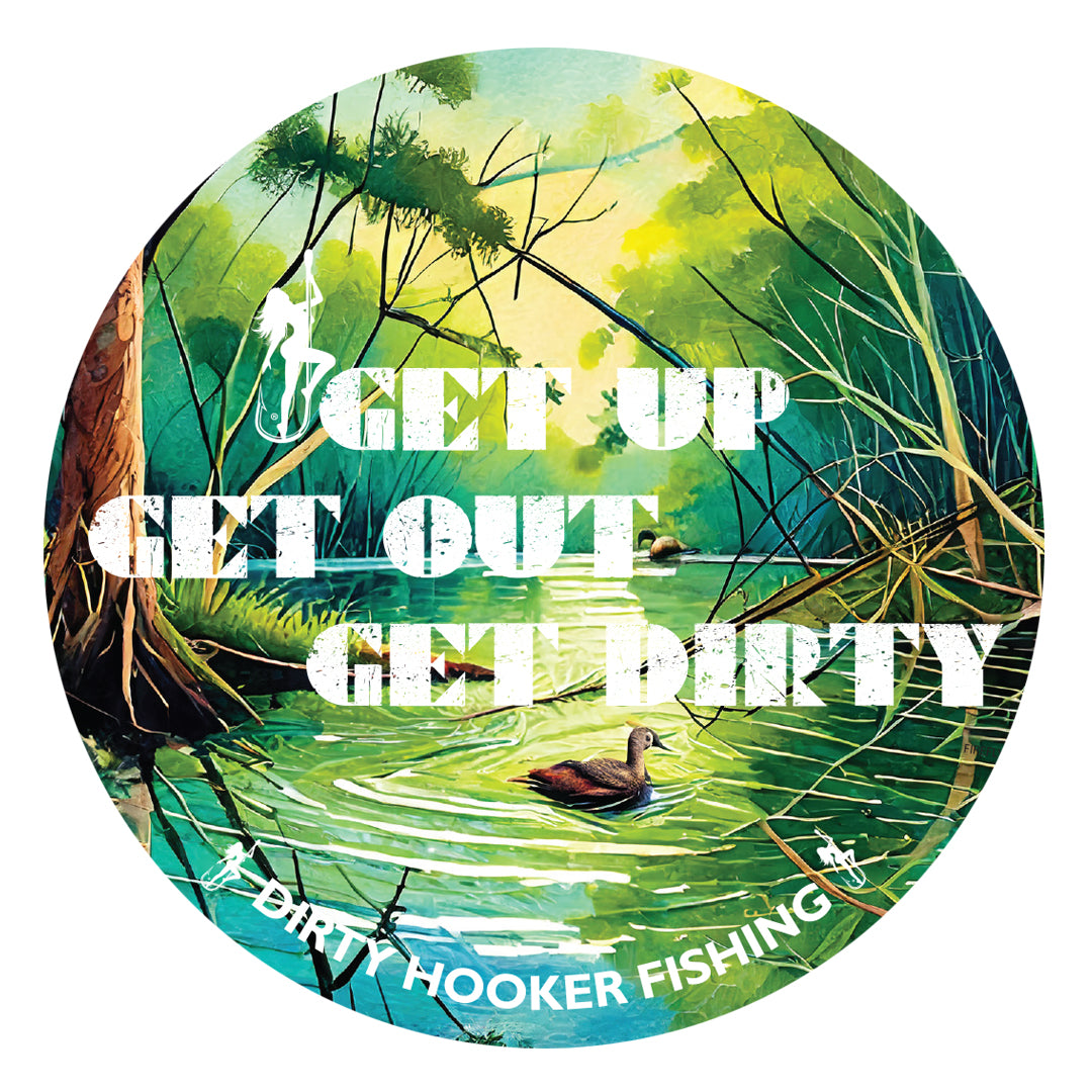 Dirty Hooker Get Dirty Sticker Combo – Dirty Hooker Fishing Gear