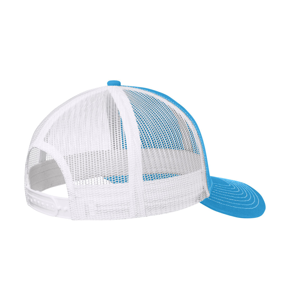 Dirty Hooker Deluxe Hat Teal and White