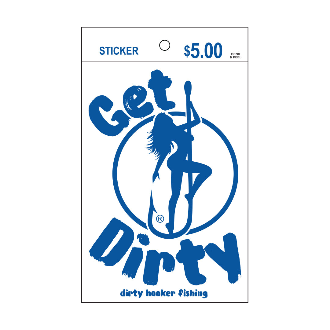 dirty hooker fishing discount code Oklahoma T-Shirt T-Shirt / Navy / XXXL Neon Pink Dirty Hooker Get Dirty Sticker
