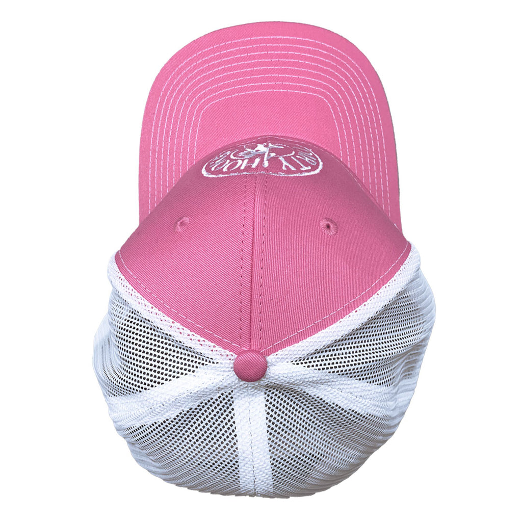 Dirty Hooker Deluxe Hat Pink and White