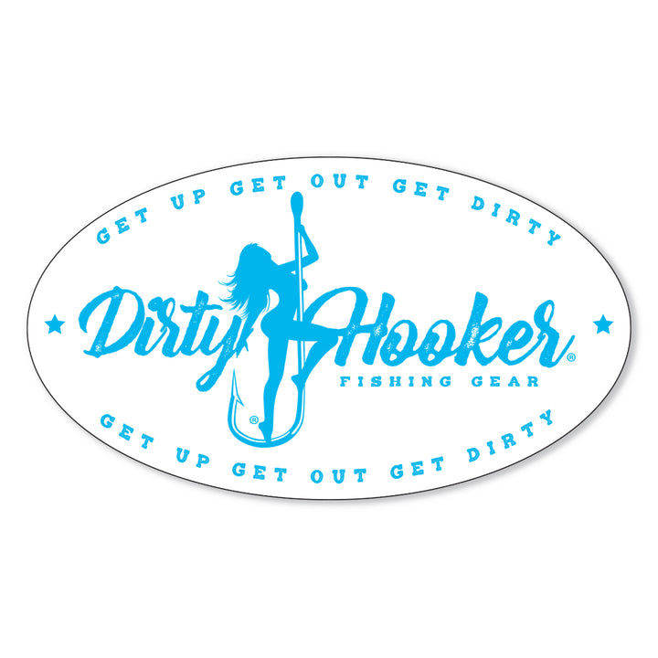 dirty hooker fishing discount code Oklahoma T-Shirt T-Shirt / Navy / XXXL Neon Pink Dirty Hooker Get Dirty Sticker