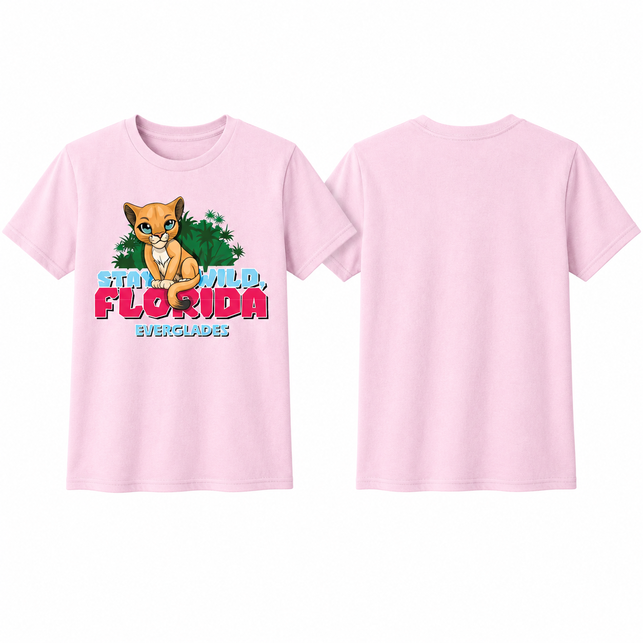 Youth Stay Wild Florida Panther Tee | Keep Florida Wild