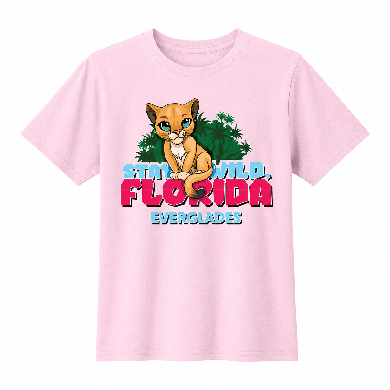 Youth Stay Wild Florida Panther Tee | Keep Florida Wild