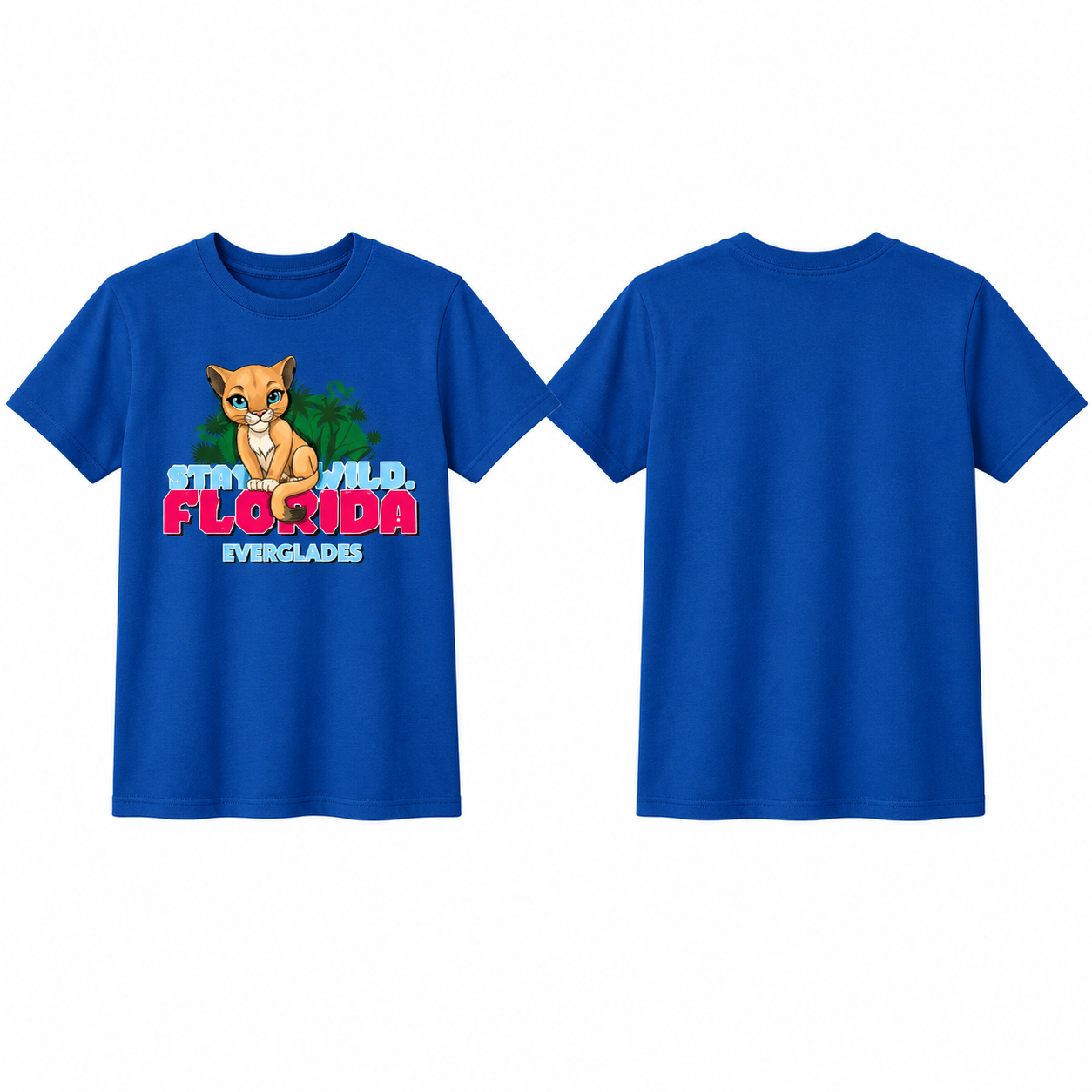 Youth Stay Wild Florida Panther Tee | Keep Florida Wild