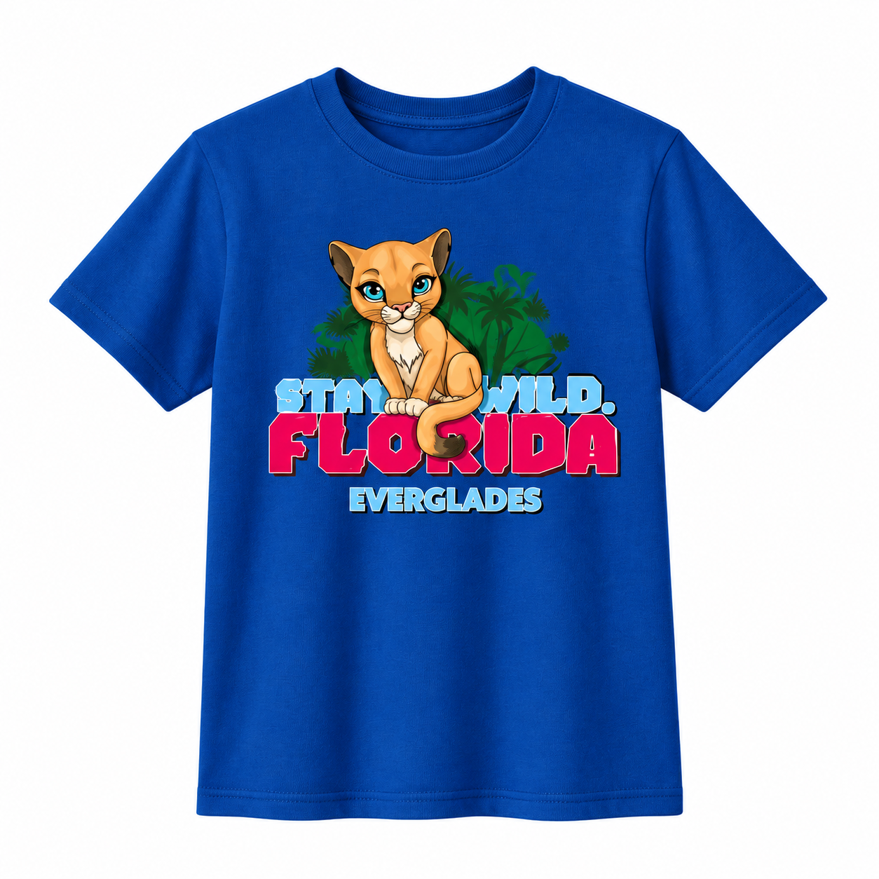 Youth Stay Wild Florida Panther Tee | Keep Florida Wild