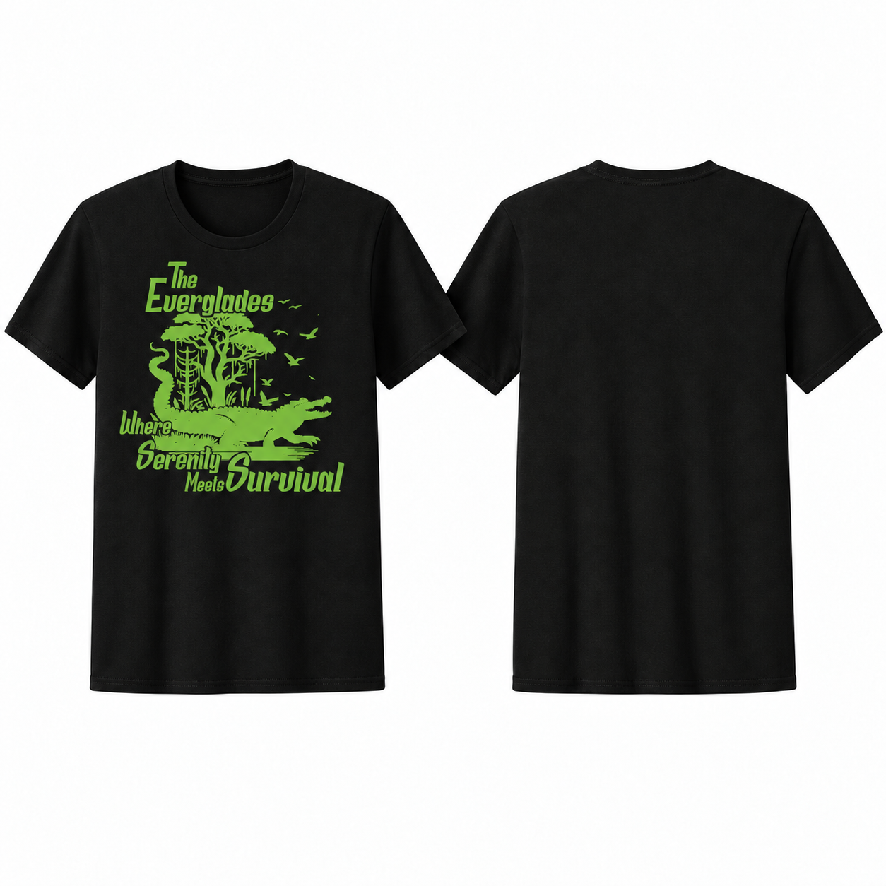 Everglades Serenity Meets Survival Lightweight Tee | Keep Florida Wild