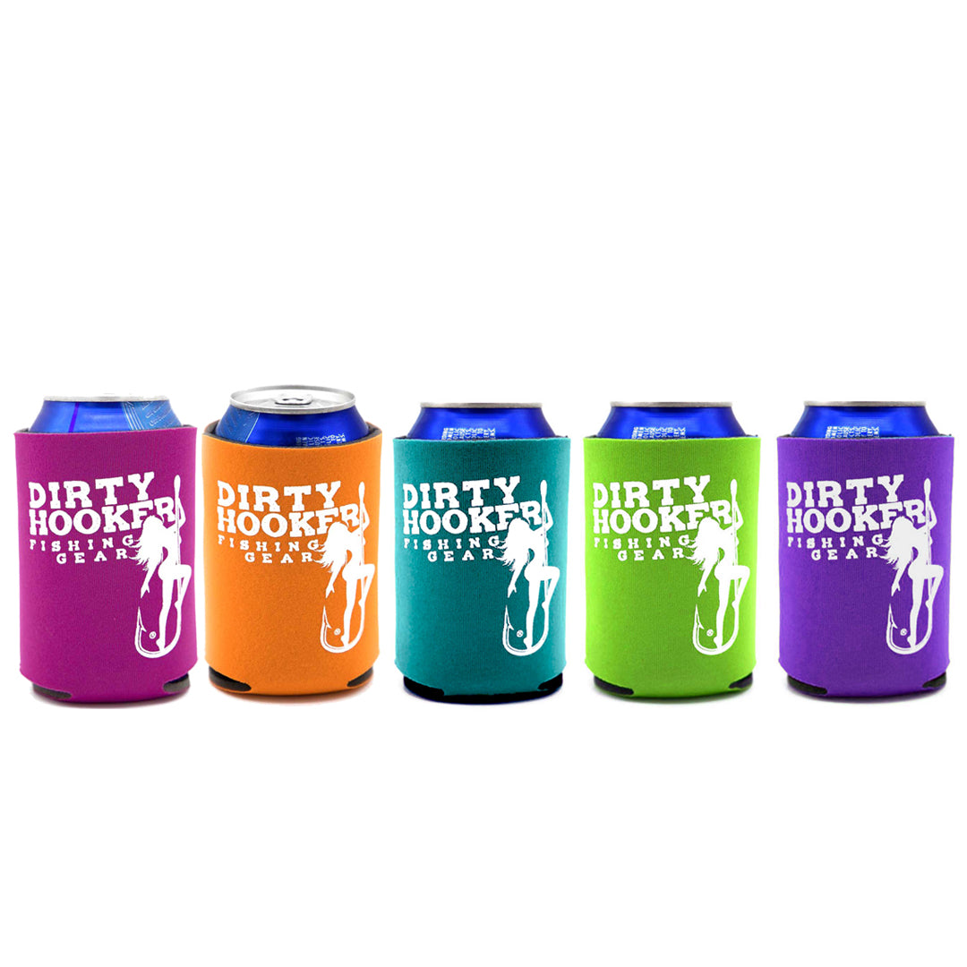 Dirty Hooker COMBO: DH Catch Drink Dirty Koozie 5 Pack