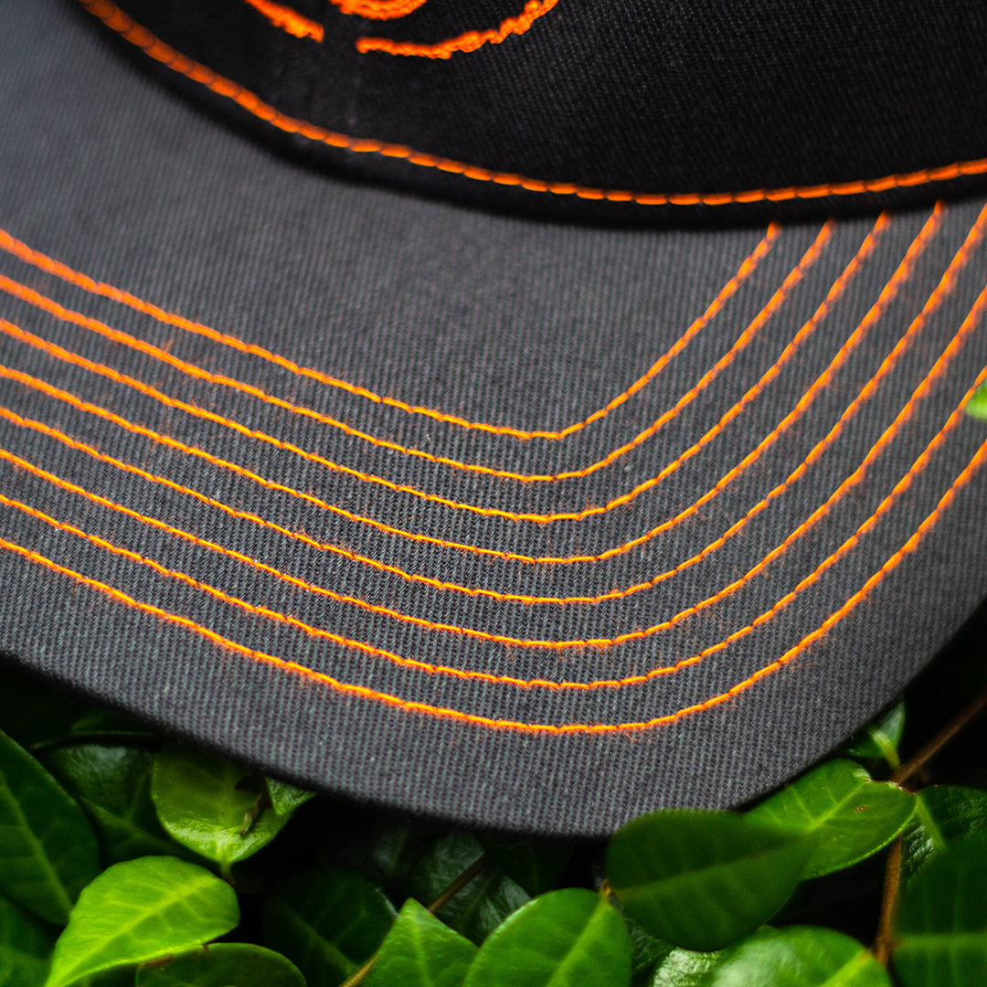 Dirty Hooker Deluxe Hat Bright Orange