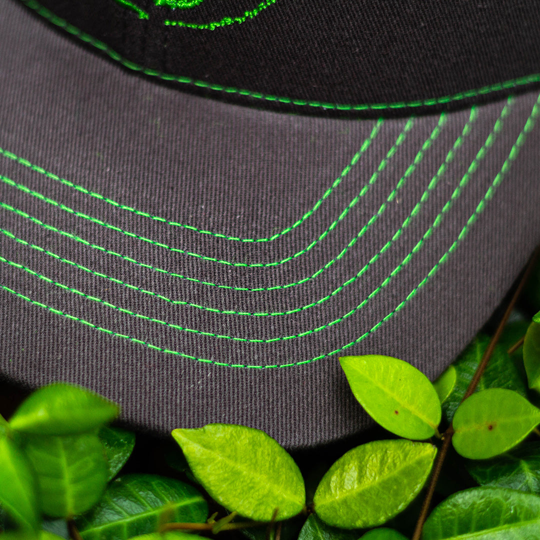 Dirty Hooker Deluxe Hat Bright Green