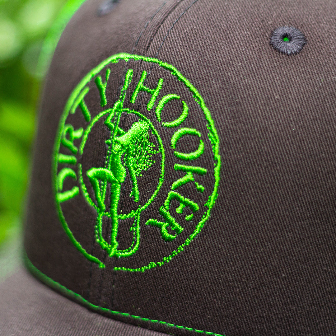 Dirty Hooker Deluxe Hat Bright Green