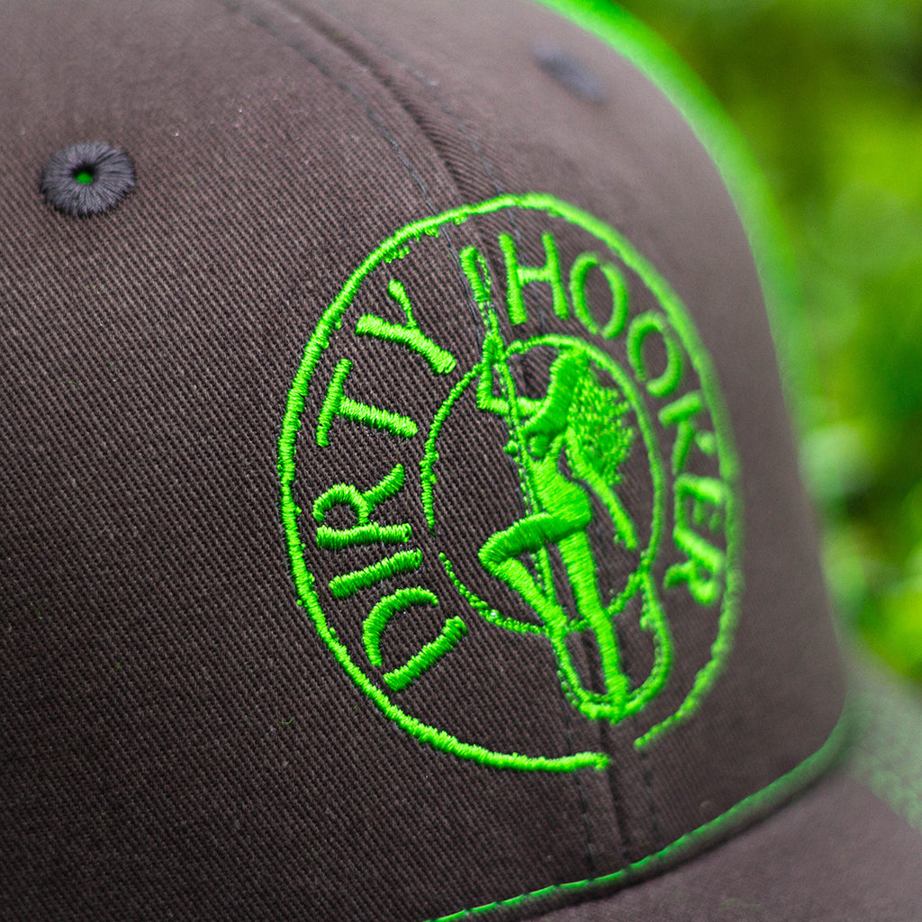 Dirty Hooker Deluxe Hat Bright Green