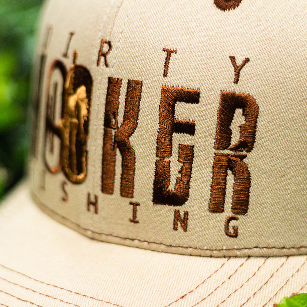 Dirty Hooker Deluxe Hat Brown & Khaki