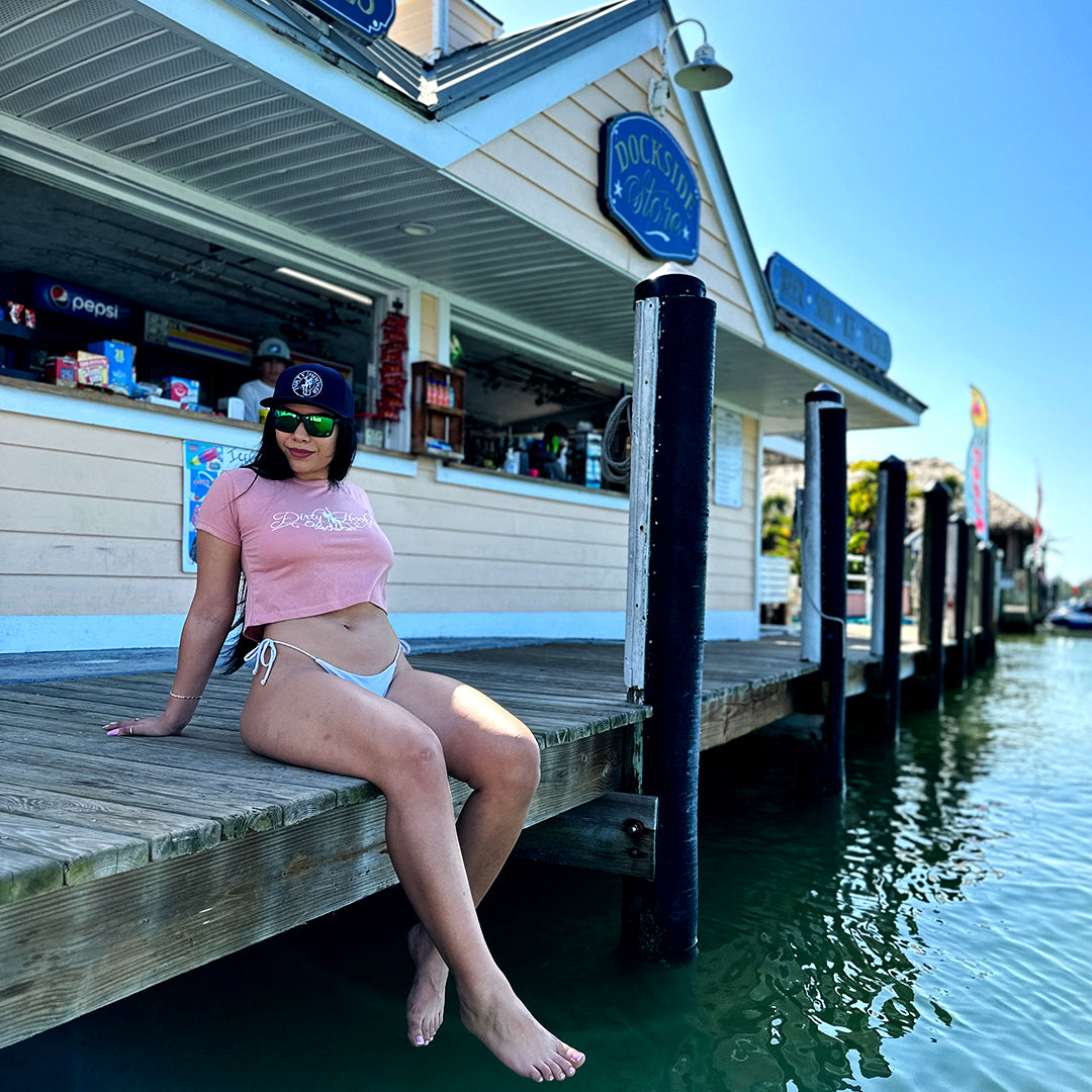 Dirty Hooker Script 2 Crop Top Tee