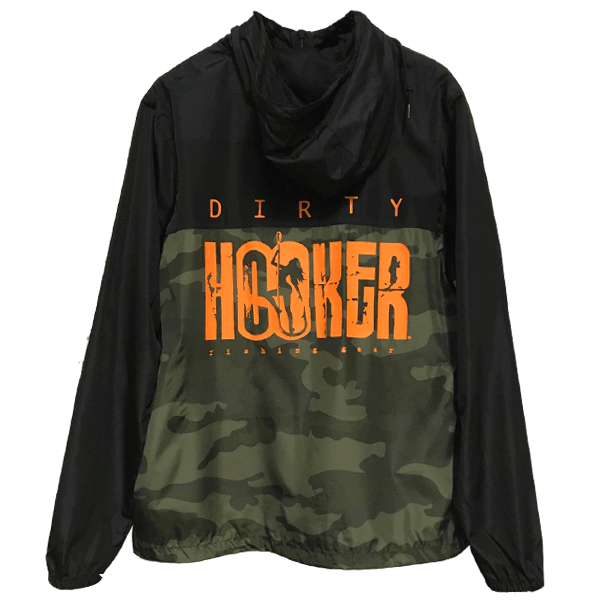 Dirty Hooker Classic Orange Windbreaker