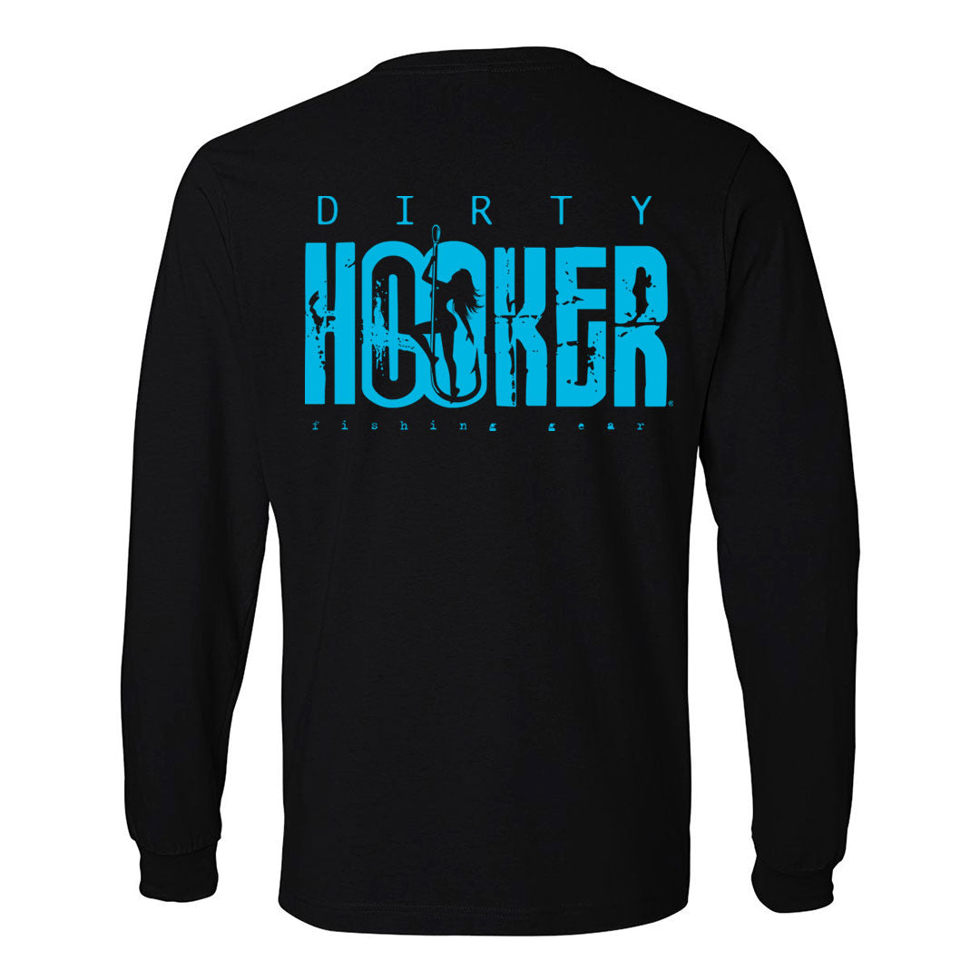 Dirty Hooker Classic Light Blue Lightweight Long Sleeve T-Shirt