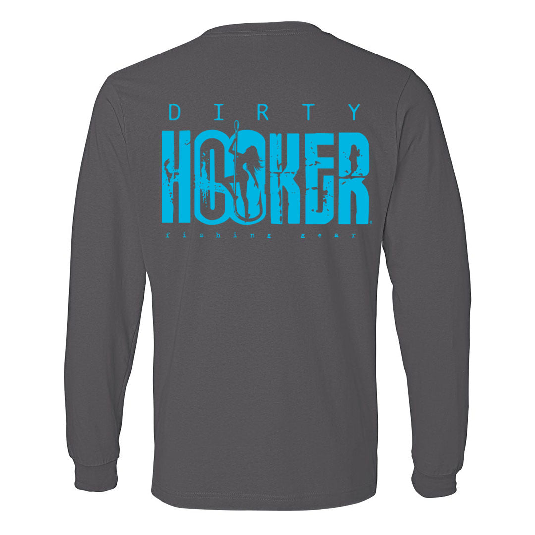 Dirty Hooker Classic Light Blue Lightweight Long Sleeve T-Shirt