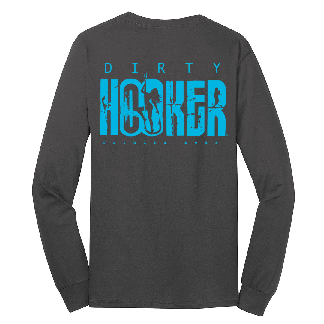 Dirty Hooker Classic Light Blue Long Sleeve T-Shirt