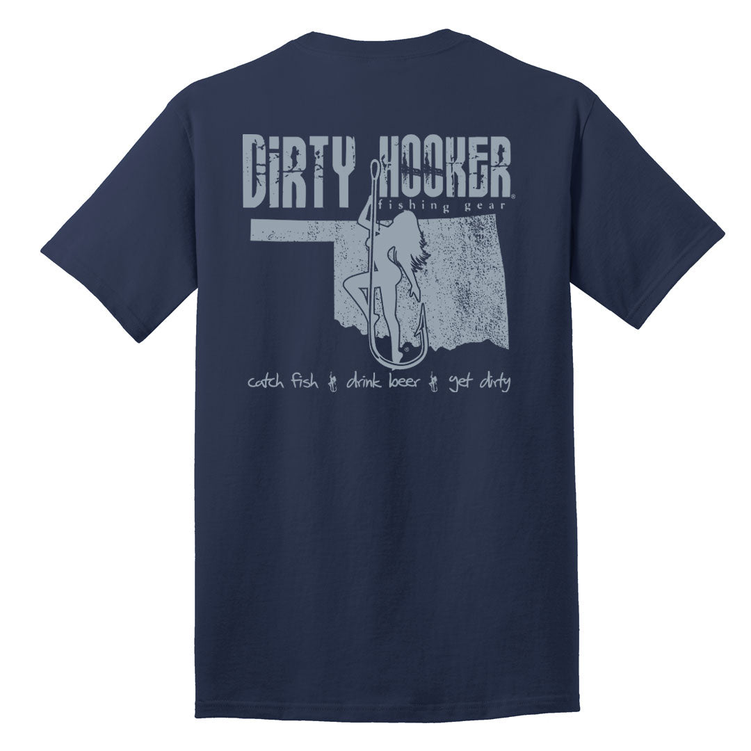 dirty hooker fishing discount code Get Dirty Sticker Sticker / Raspberry Neon Pink Dirty Hooker Oklahoma T-Shirt T-Shirt