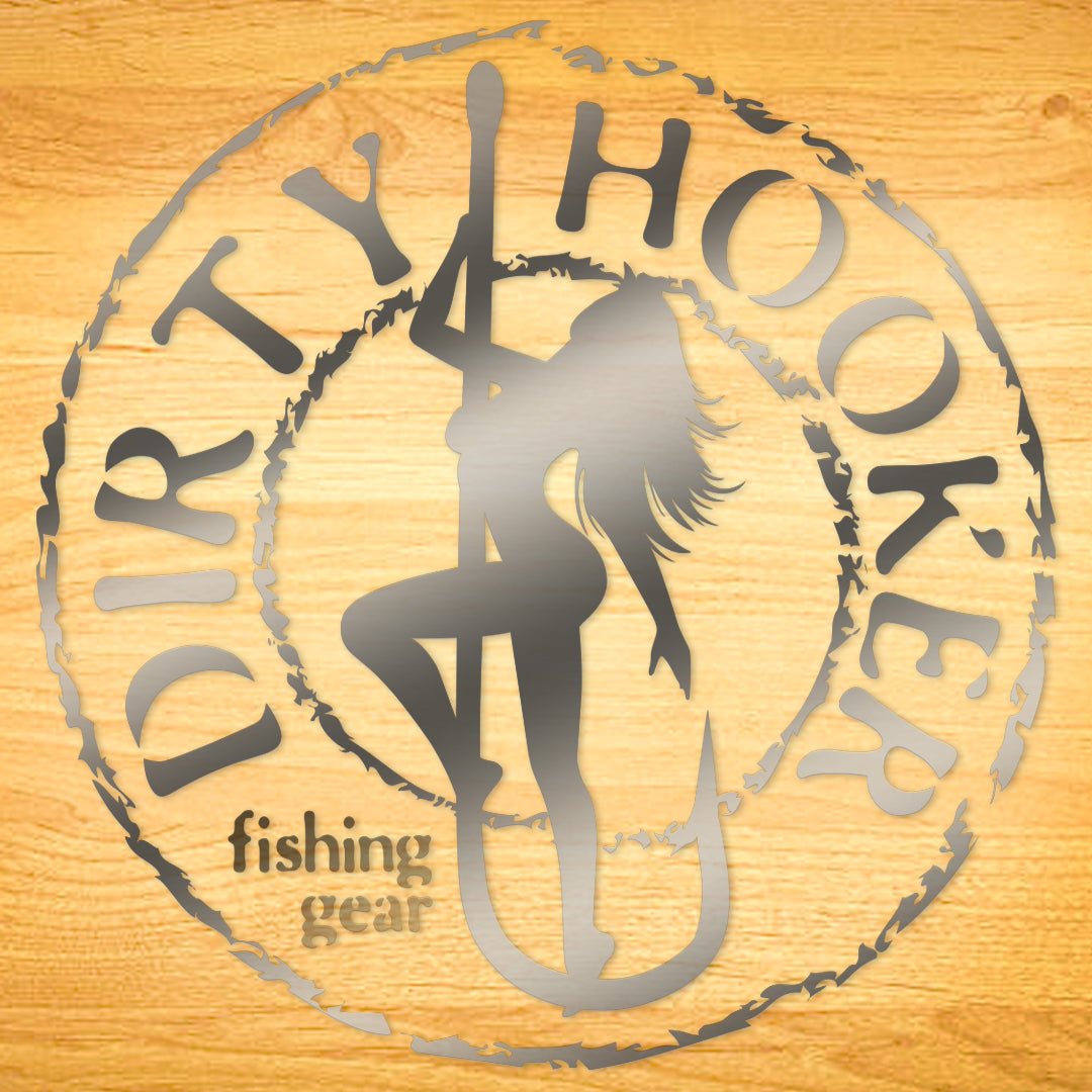 Dirty Hooker Round Decal