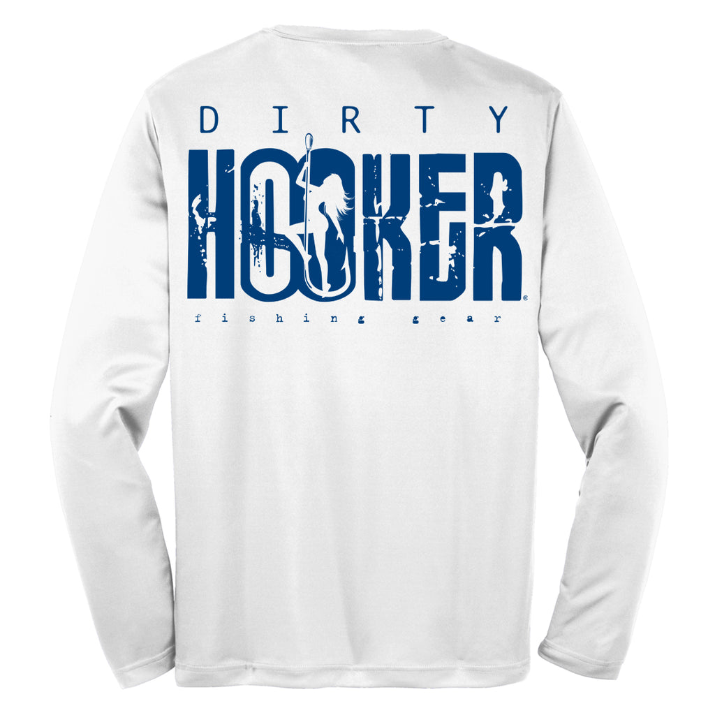 Dirty Hooker Classic Navy Blue Dry Fit Dry Fit / White / XXL