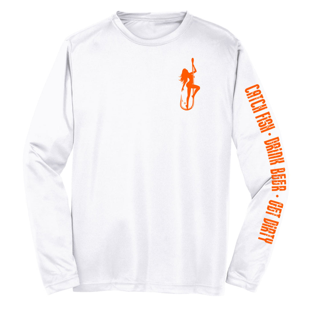 Dirty Hooker Classic Orange Dry Fit Dry Fit / White / M