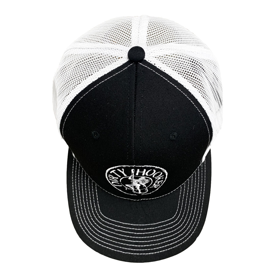 Dirty Hooker Deluxe Hat Black and White