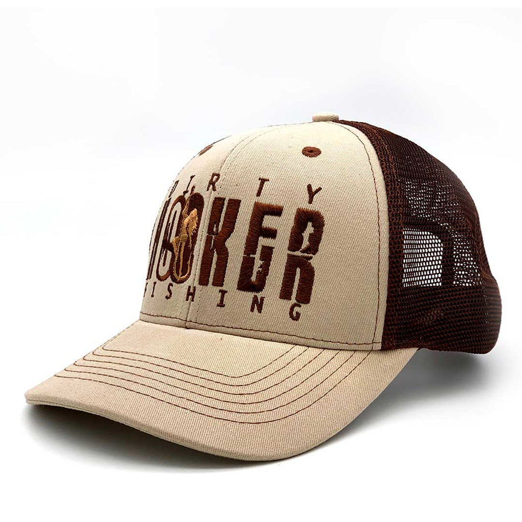 Dirty Hooker Deluxe Hat Brown & Khaki