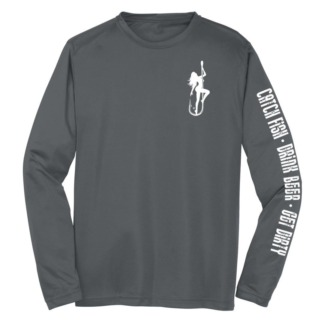 Dirty Hooker COMBO: Charcoal Dry Fit with DH Classic White & Premium Charcoal Hat