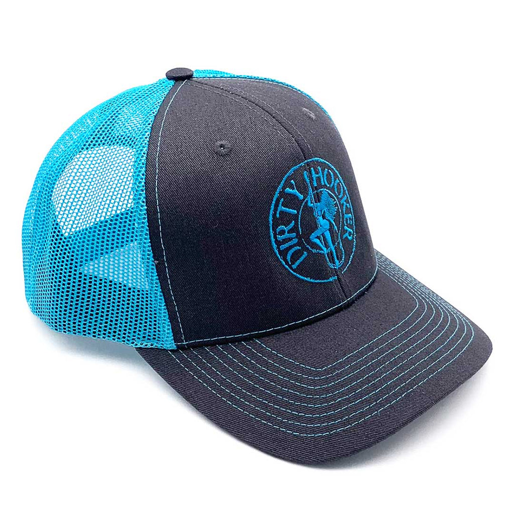 Dirty Hooker Deluxe Hat Bright Blue