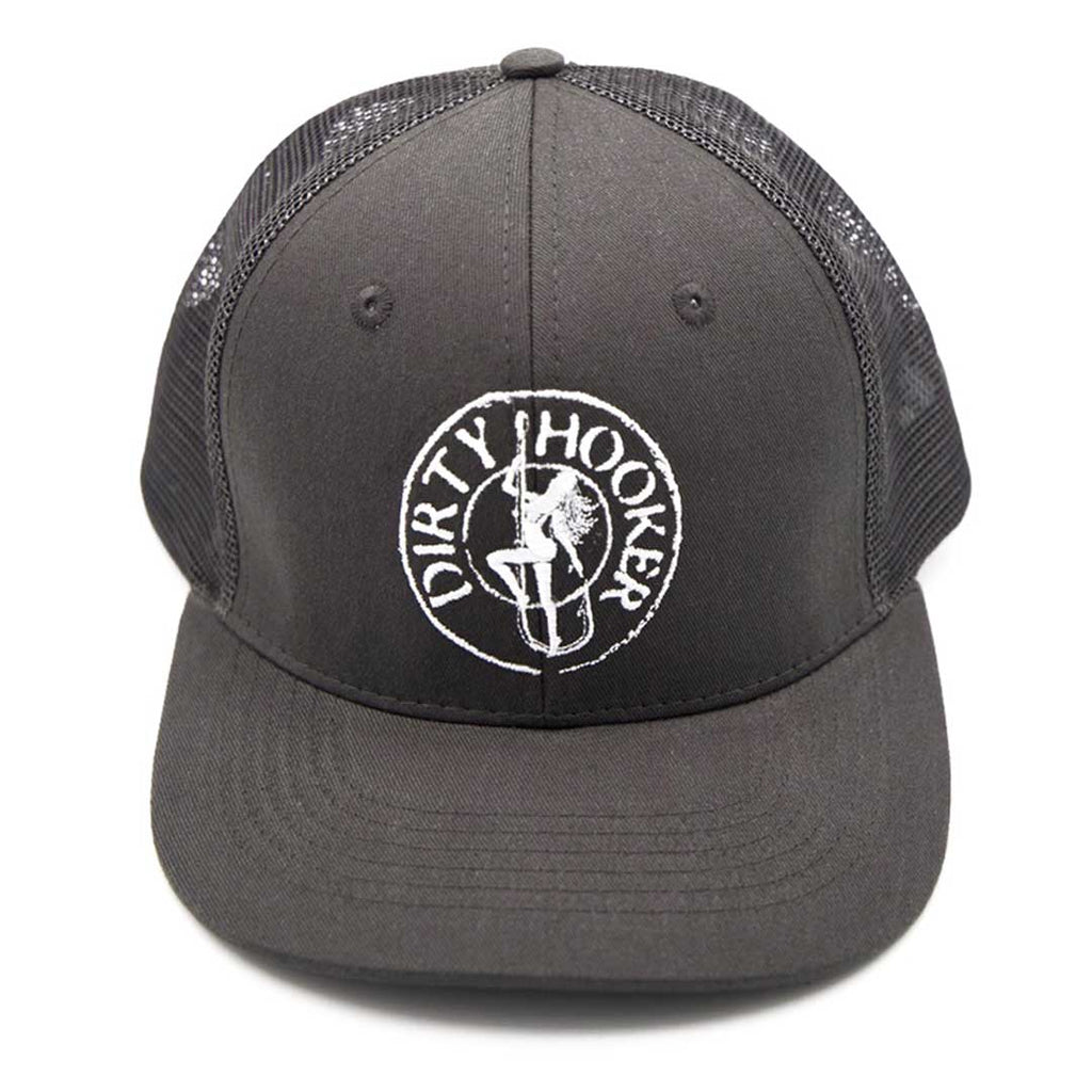 Dirty Hooker COMBO: Charcoal Dry Fit with DH Classic White & Premium Charcoal Hat