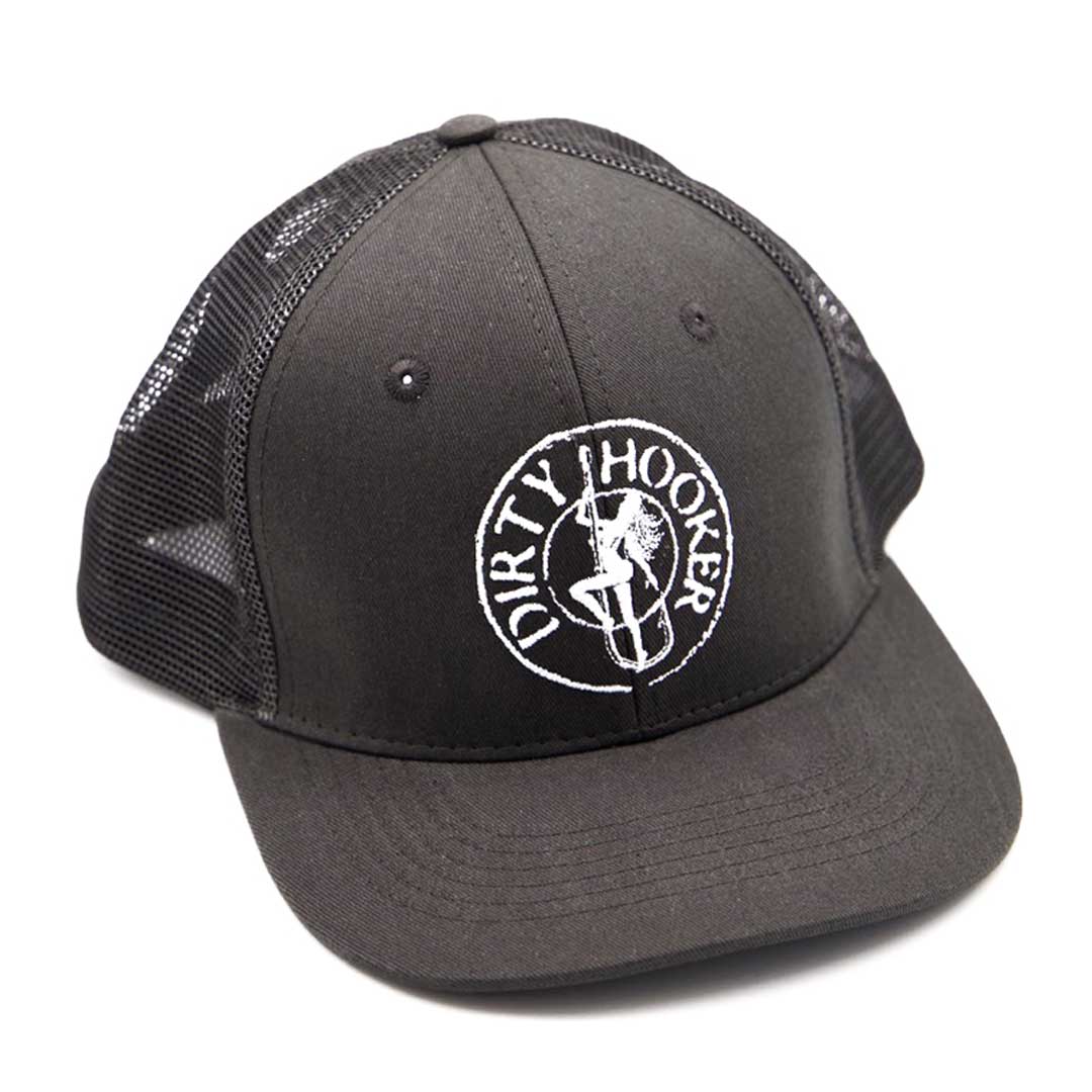 Dirty Hooker Premium Trucker Hat Charcoal