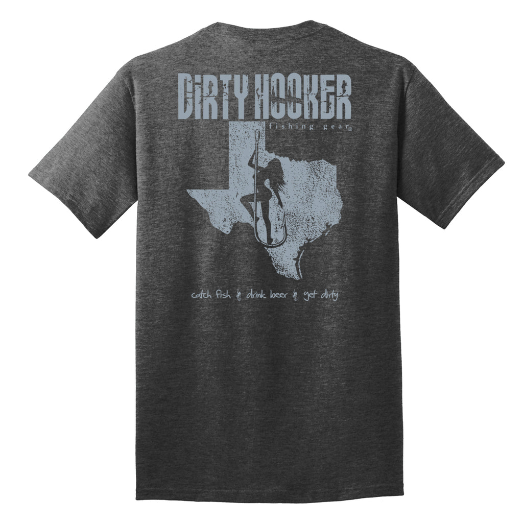 Dirty Hooker Texas T-Shirt T-Shirt / Dark Heather Grey / XXXL